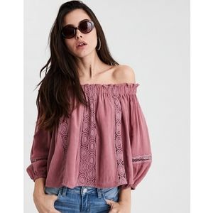 American Eagle Off-the-Shoulder Top